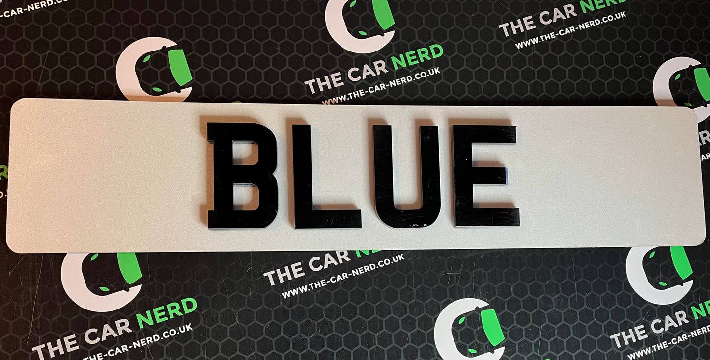 4D Colour Blue Neon
