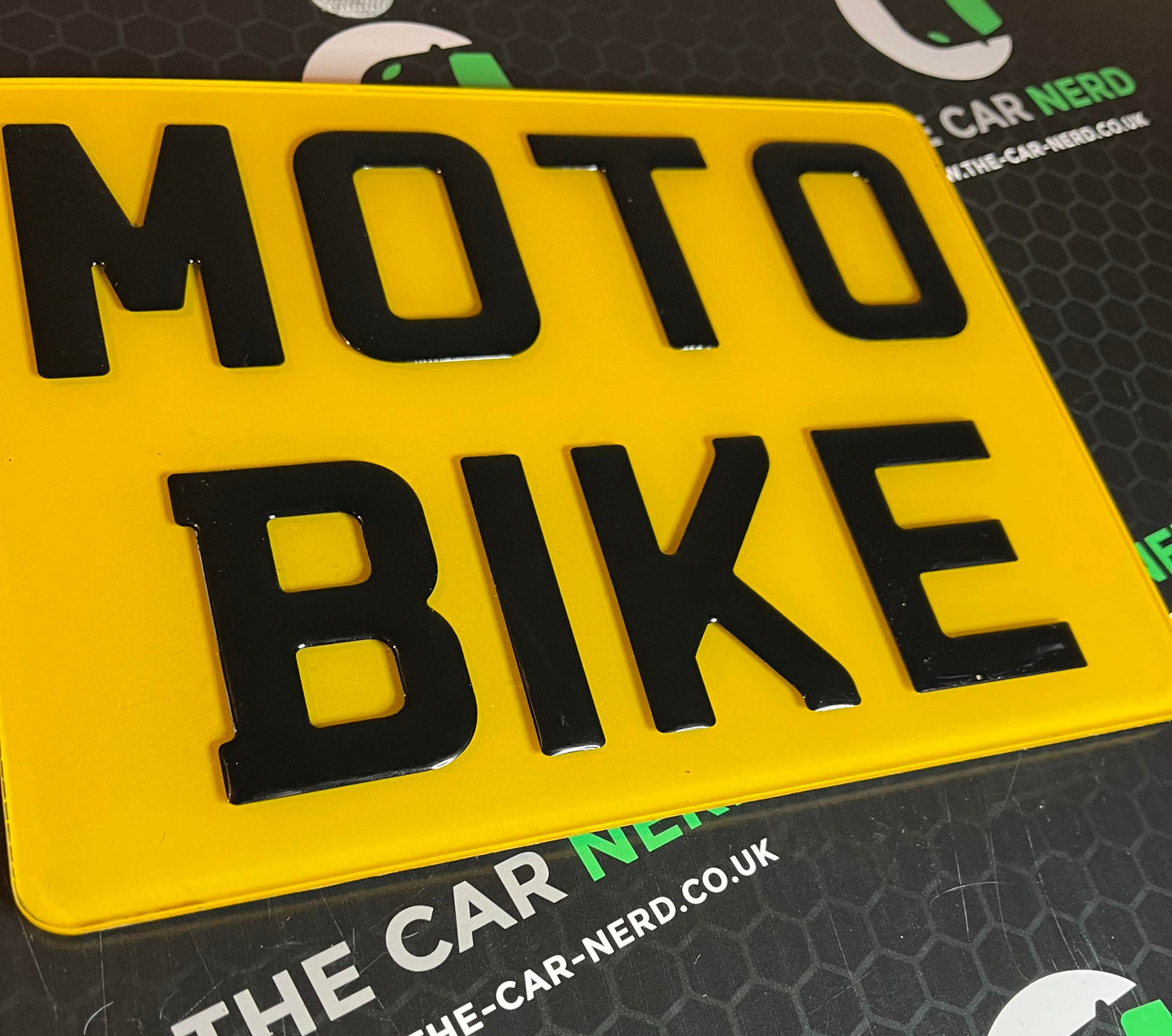 3D Gel motorbike and quadbike number plate