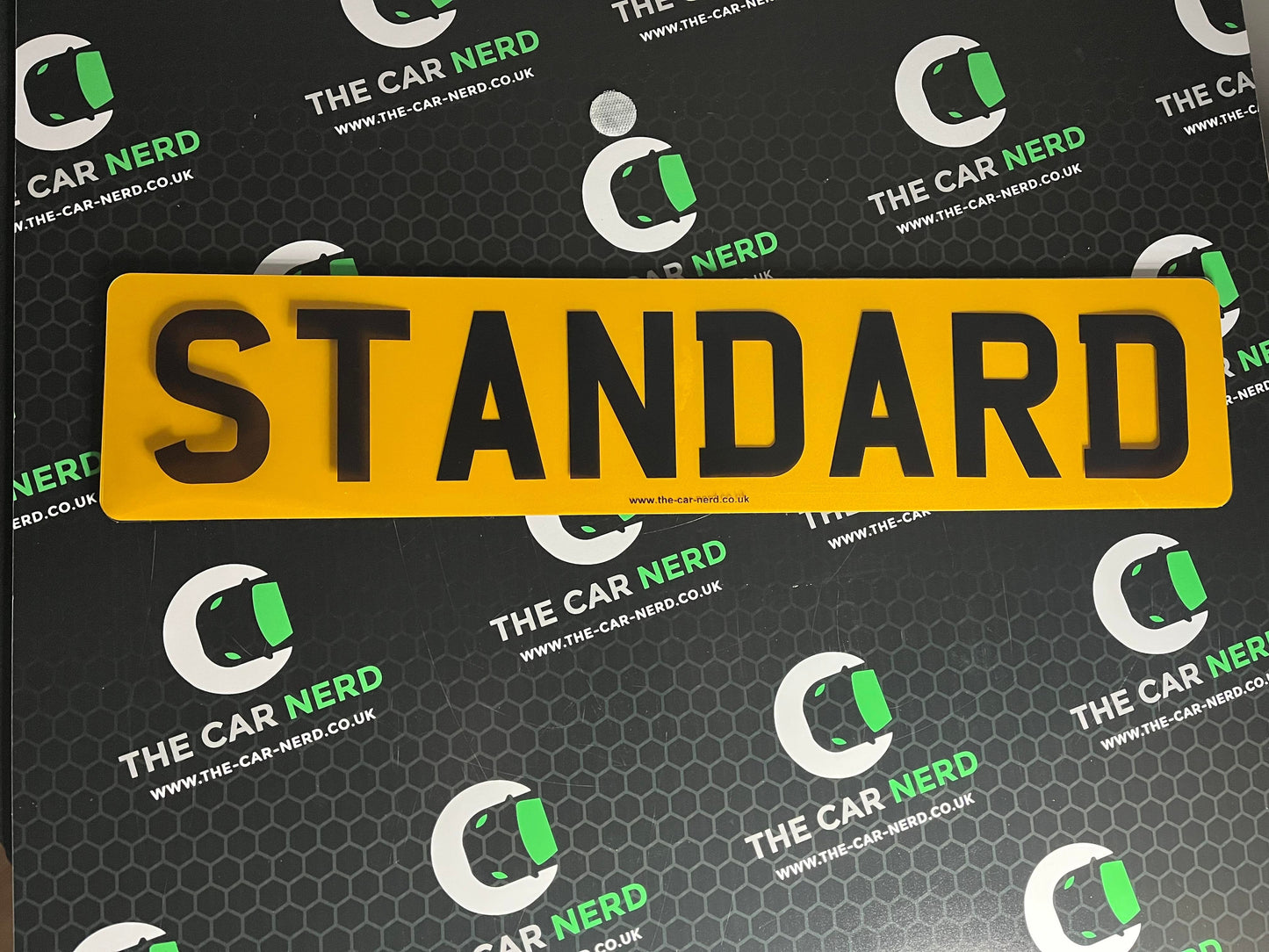 Standard UK Road Legal number plates